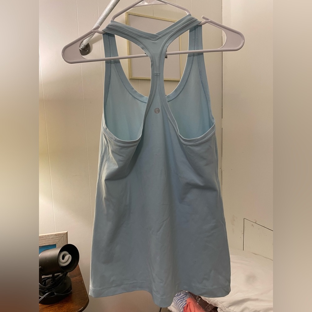 lululemon athletica Light Blue Tank Top